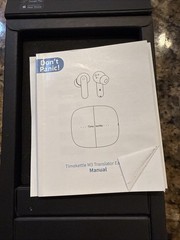 Timekettle M3 Language Translator Earbuds, Two-Way Translator Device with APP…