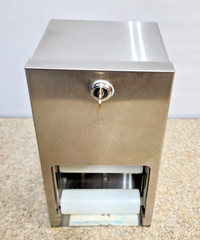 Bradley Commercial 2 Roll Toilet Paper Dispenser, Stainless Steel, Lockable Used