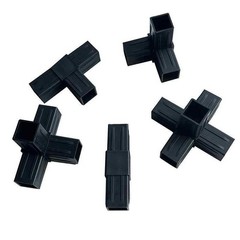 Square Tube Socket Connector Joints Plastic Profiles Connections 2/3/4/5-Way