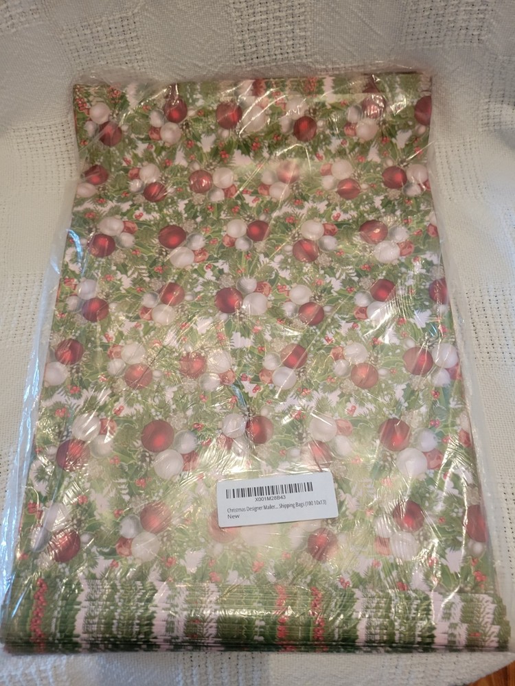 10×13 100 Count Christmas Poly Mailers