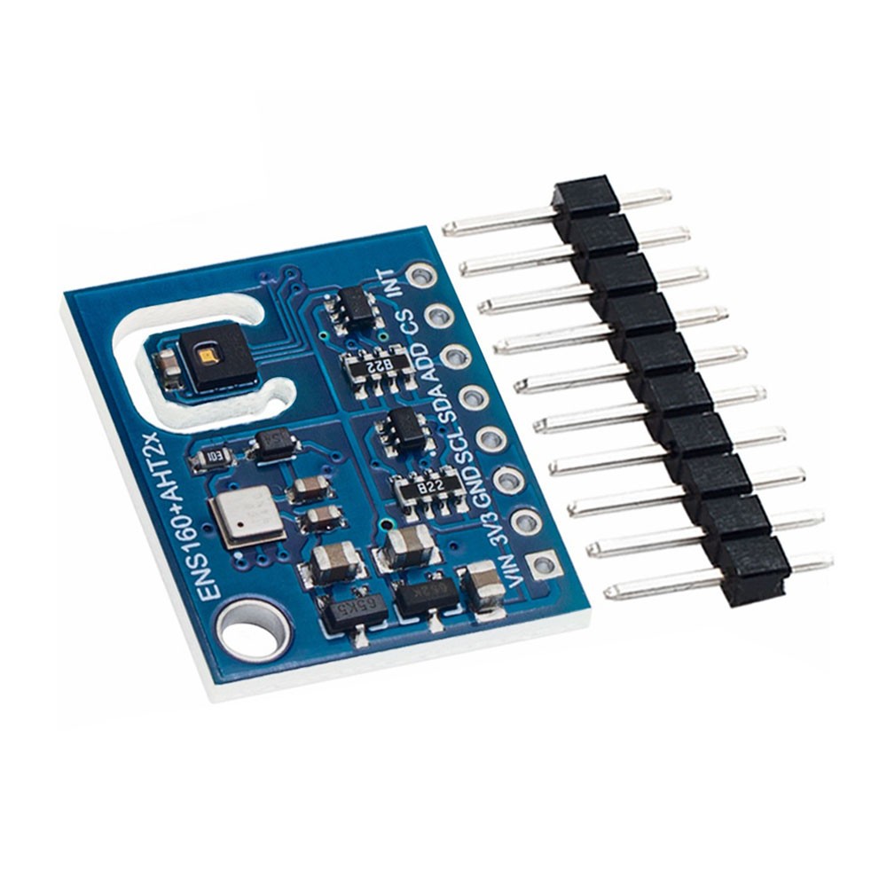 ENS160+AHT21 Carbon Dioxide CO2 eCO2 TVOC Air Quality Monitoring for Arduino