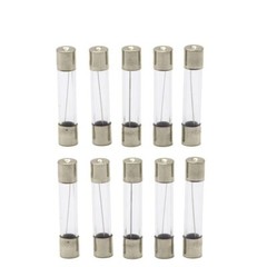 [10x] 1A 250V Fast Blow Fuse Glass Tube Fuse 1 Amp Fuse 6X30mm