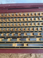Gage block set 81 Pcs From .050-4.000