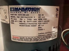 Dexter 9376-309-003 DDAD30 / DC30x2 30lb Stack Dryer Motor