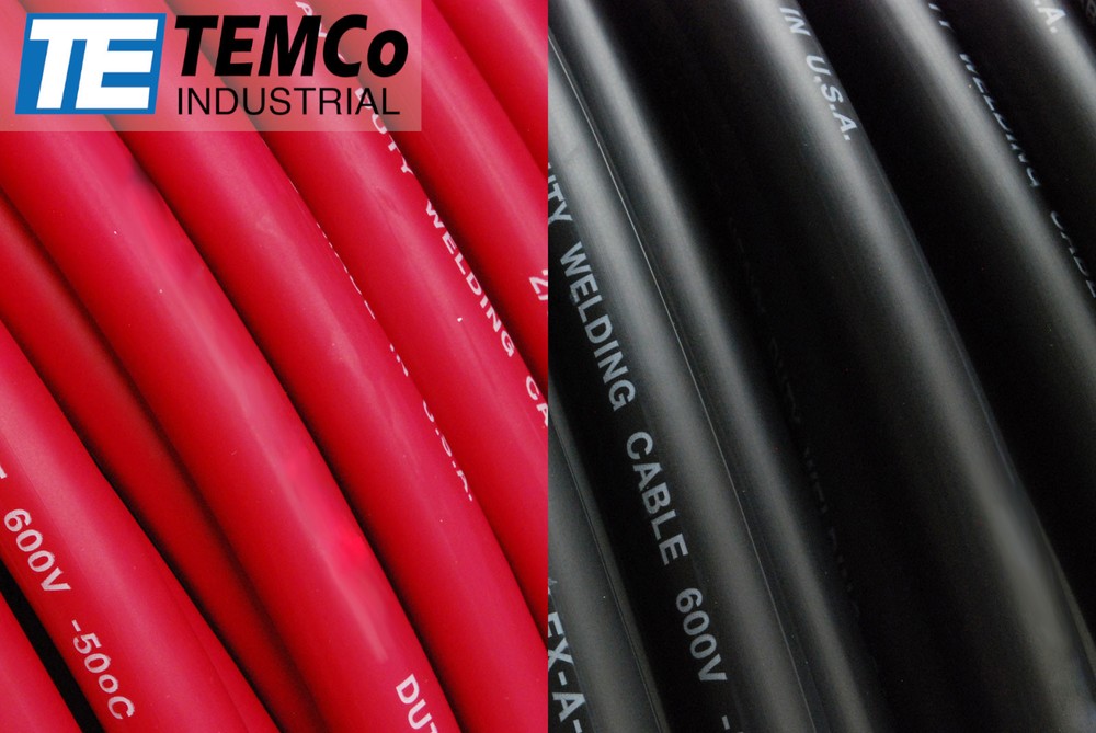WELDING CABLE 6 AWG 30′ 15′ BLACK 15′ RED FT BATTERY USA NEW Gauge Copper Solar