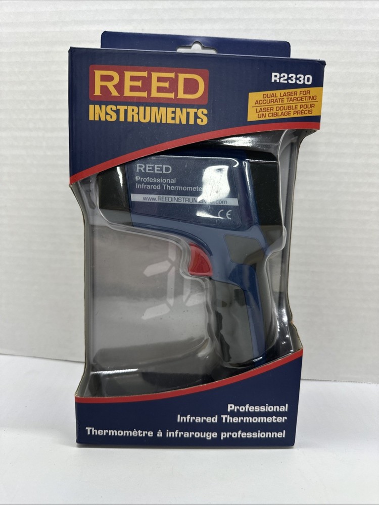REED R2330 Professional Infrared Thermometer 50:1 Dual Laser 2282°F / 1250°C NEW