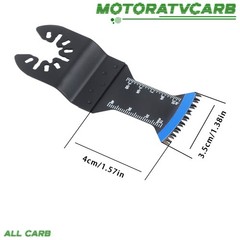 ALL-CARB 20 Pack Japanese Tooth Curved Edge Oscillating Multitool Saw Blades