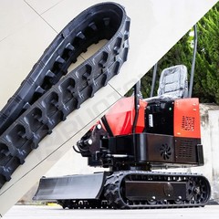 2Pcs 180x72x37 Rubber Tracks For Chinese Mini Excavators