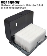 Paper Towel Dispenser, Commercial Toilet Tissue Dispensers Wall Mount Paper T…
