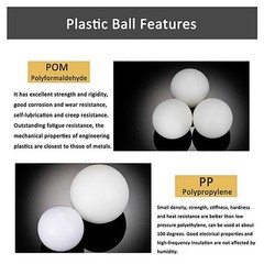 White Plastic Balls Solid Round Ball POM Ball Bearing Polyformaldehyde 2mm-70mm