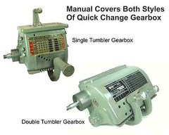 Rebuild Manual for South Bend Lathe 10L, 10R, 13, 14.5 & 16