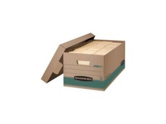 Fellowes 1270101 Stor/File Extra Strength Storage Box, Letter, Lift-Off Lid, Kft