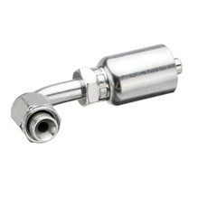 NEW 10 PCS 13943 4-4 PK STYLE HYDRAULIC HOSE FITTINGS 1/4″ FJIC 90 Degree
