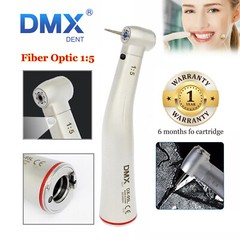 Dental 1:5 Increasing Contra Angle Fiber Optic Handpiece w/E-type Electric Motor