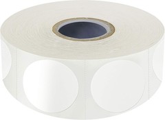 1500 PCS White Round Color Coding Circle Dots Inventory Stickers Labels with