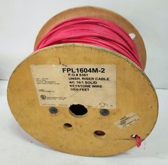 750FT UNSHIELDED RISER CABLE 4-CONDUCTOR 16G SOLID KEYSTONE WIRE