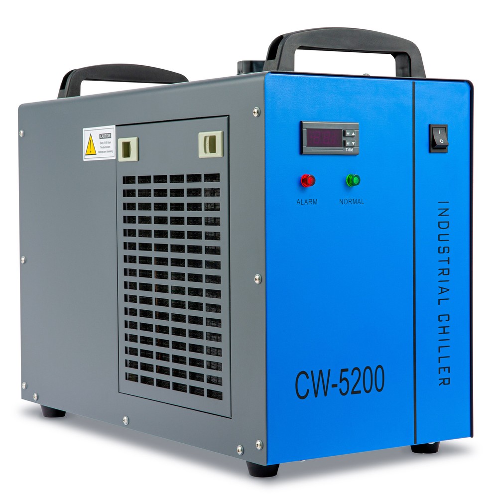 OMTech 6L Water Chiller for 80W 100W CO2 Laser Tubes CNC Laser Engraver CW-5200