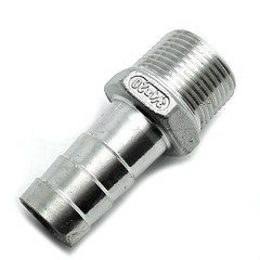 US Stock 3/4″ Male Thread Pipe Fitting 20mm Barb Hose Tail Connector SS 304 NPT