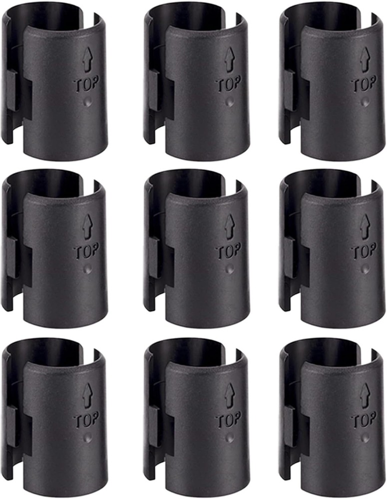 Durable Wire Shelf Clips 18 Pack for 1 Inch Posts Fit Multiple Brands