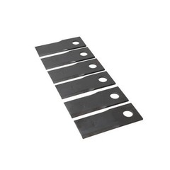 Disc Mower Knives Type 1 Top Bevel Flat 6 Pack fits Kuhn GMD55 GMD66 56451210