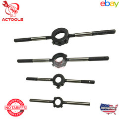 4 Pcs Round Stock Die Holder Wrench Handle 13/16″ Inch 1″ – 1-1/2″ – 2″ USA