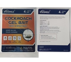 Roach Gel Bait Indoor and Outdoor Cockroach Killer Repellents for German Cock…