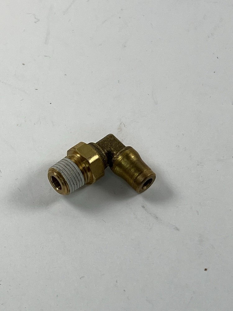 5 Pack of 5/32″ OD x 1/8″ NPT Male Brass Swivel Elbow Push Connect Tube Fitting