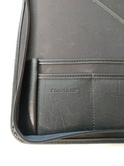 Day-Timer Black Zippered Planner Cover Organizer 8″x10.5″ 7 ring, NICE!