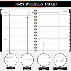 2027 Weekly and Monthly Planner, 2027 Organiser, Diary, Calendar, Daily,