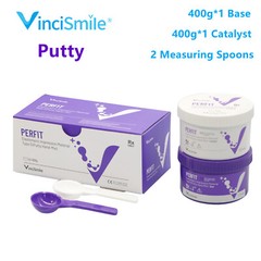 PERFIT Dental Putty Normal/Fast Set PVS VPS Impression Material Base 2 x 400g