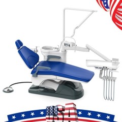 TUOJIAN Dental Unit Chair Computer Controlled DC Motor PU Hard Leather +Stool