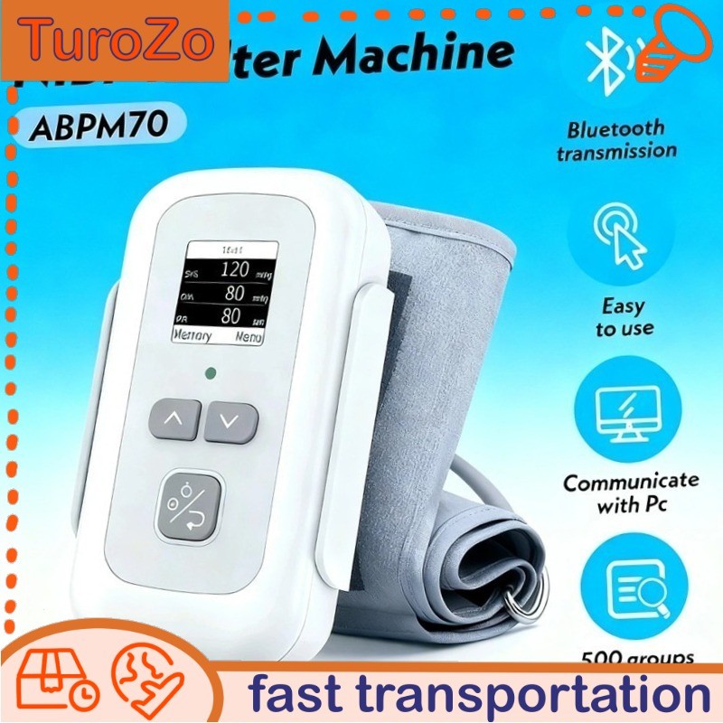 317413096141 CONTEC ABPM70 Ambulatory Blood Pressure Monitor Upper Arm NIBP New