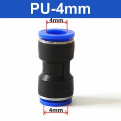10x 5/32”(4mm) OD Tube Pneumatic Straight Union Push To Connect Air Fittings