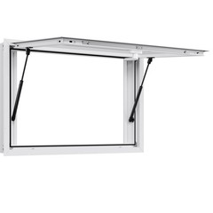 Uimoso Concession Stand Service Window with Aluminum Alloy Awning for Food Truck