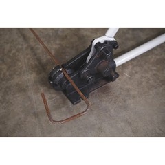 Klutch Rebar Cutter and Bender, 0.625in. Max. Capacity, 90° and 180° Bends,