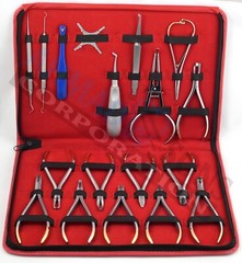 18PCS Basic Orthodontics Kit Dental Instruments Braces Alignment Premium Quality