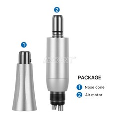 Premium Plus Dental Hygiene Prophy Handpiece Air Motor 4 Holes & 4:1 Nose Cone