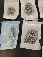 Molar Bands. Dental, Stainless, Various Sizes 300+ Count (Z5)