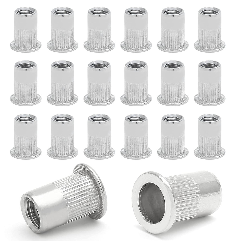 20PCS 5/16″-18 Stainless Steel Threaded Insert Rivet Nut, 5/16-18UNC Rivnuts …