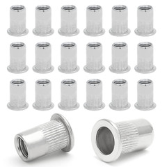 20PCS 5/16″-18 Stainless Steel Threaded Insert Rivet Nut, 5/16-18UNC Rivnuts …