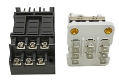 12VDC 40A Relay 3PDT Coil Power 11 Pin with Socket JQX-38F – R40A12VDC