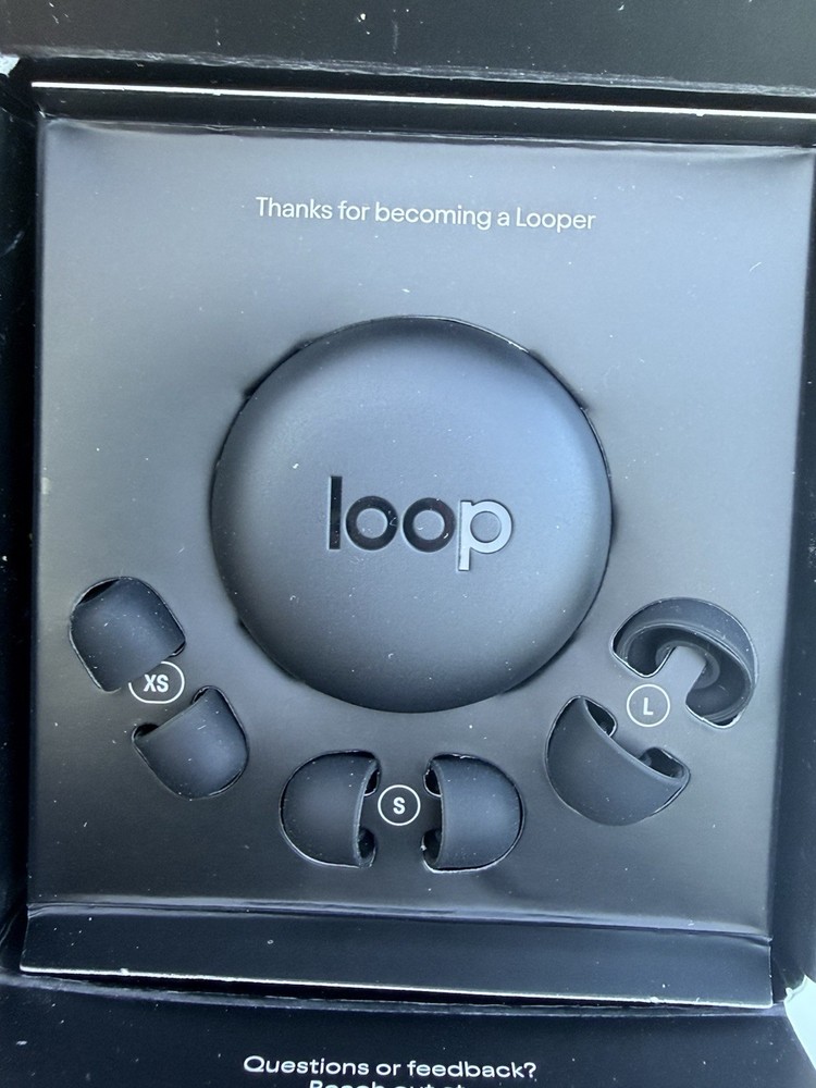 Loop Experience 2 Black Ear Plugs – Stylish Certified Hearing (High-Fidelity)
