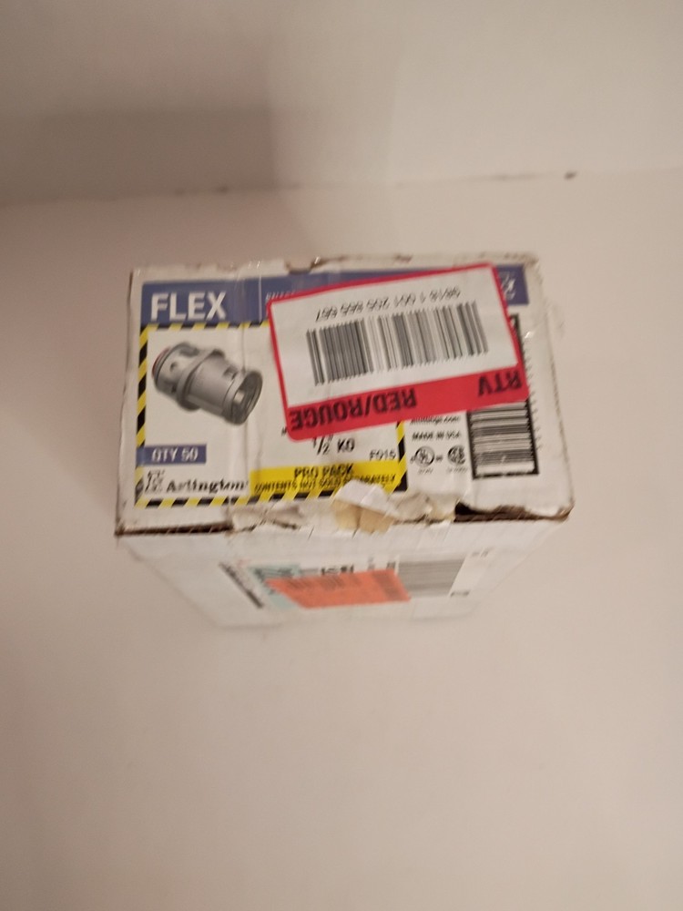 Arlington Industries 38AST-50 3/8″ Flex Snap2 IT Connector Lot of 50 New OpenBox