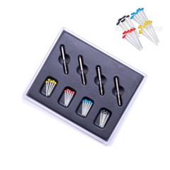 Dental Fiber Post Resin Glass Screw 4 Thread Crown Posts Endodontic Drills 20Pcs