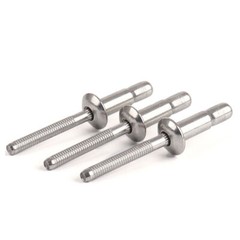 4.8mm 6.4mm Structural Pop Rivets Dome Head Steel Monobolt Breakstem Fasteners