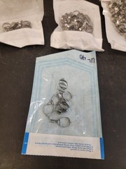 Molar Bands. Dental, Stainless, Various Sizes- 400+ Count (Z7)