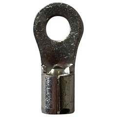 (100) Non-Insulated 12-10 Gauge #8 Ring Terminal Uninsulated Wire Connector USA