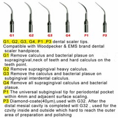5*Puntas escalador ultrasónico dental Fit EMS Cavitron DTE SATELEC pieza de mano