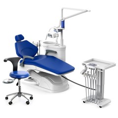 Dental Unit Chair Computer Control PU Leather DC Motor +Doctor Stool TJ2688-A1