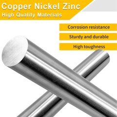 B18 White Copper Round Bar Rod Diameter 1mm~35mm Copper Nickel Zinc Alloy Rods